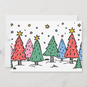 Estilo de arte de garabatos de alegría de Navidad