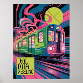 Estilo de Arte de Tren de la Autoridad Metropolita
