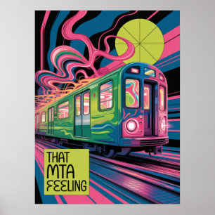 Estilo de Arte de Tren de la Autoridad Metropolita
