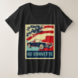 Estilo de arte pop Corvette C1 de 1962