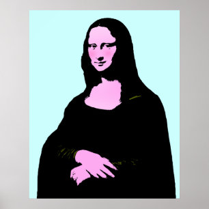 Estilo de arte pop de Mona Lisa