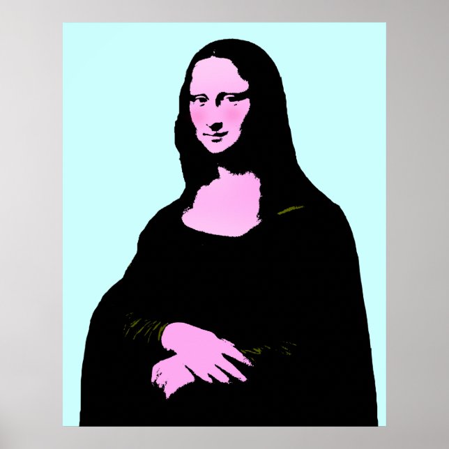 Estilo de arte pop de Mona Lisa (Frente)