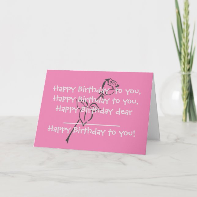 ESTILO DE ARTE Y DISEÑO DE TARJETAS DE CUMPLEAÑOS (Anverso)