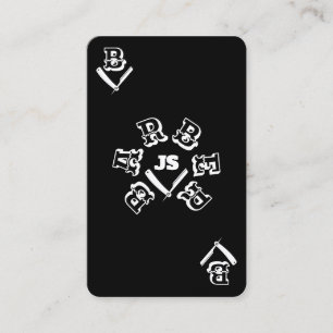 Estilo de barbería de tarjetas de aire opuesto