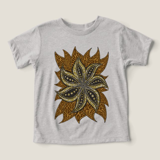 Estilo de Batik Floral Resumen Africano (Diseño delantero )