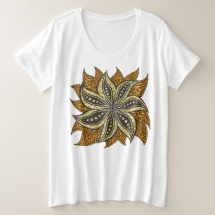 Estilo de Batik Floral Resumen Africano