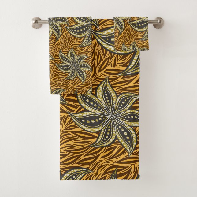 Estilo de Batik Floral Resumen Africano (In situ)