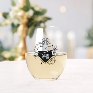 Estilo de Bebida: Vaso de vino sin tallo, Conjunto