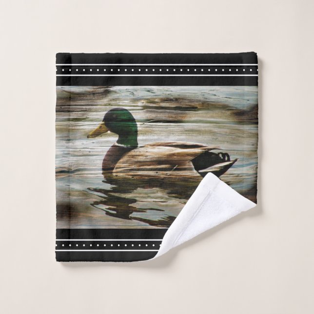 Estilo de cabaña de pato de Mallard (Toallita)
