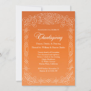 Estilo de caligrafía de la invitación formal de Ac