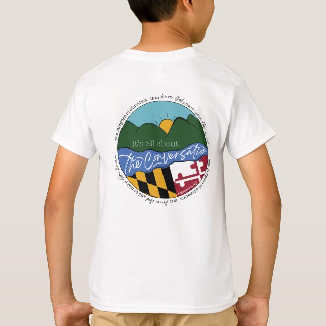 Estilo de camiseta CC 2 tinta negra (Reverso)