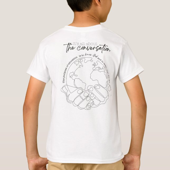 Estilo de camiseta CC 3 tinta negra (Reverso)