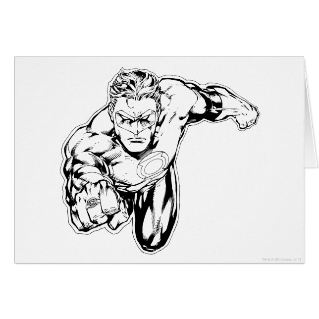 Estilo de cómic - Anillo delante, negro y blanco (Anverso (Horizontal))