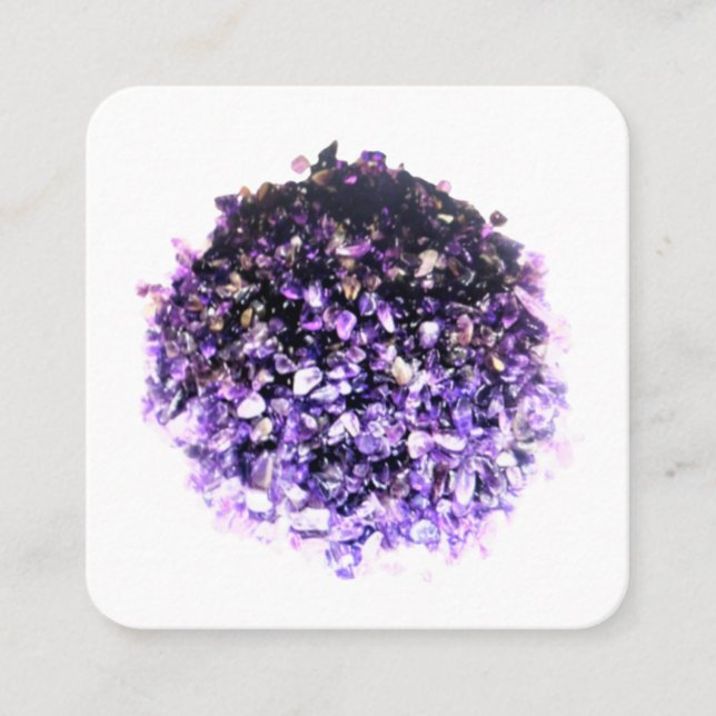 ESTILO DE DISEÑO CRISTAL DE TARJETAS DE NEGOCIO (Anverso)