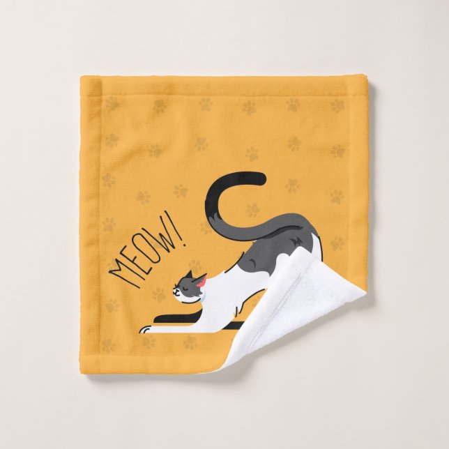 Estilo de diseño de gatos personalizados (Toallita)