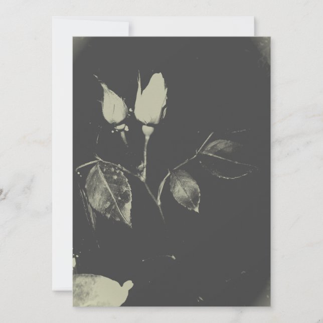 ESTILO DE DISEÑO ROSA DE INVITACIÓN DE BODA (Anverso)