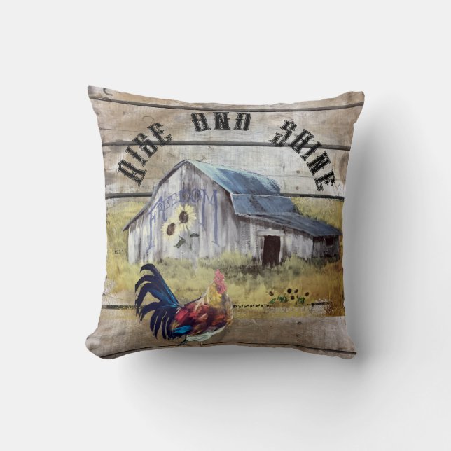 Estilo de granja lanzar almohada (Anverso)