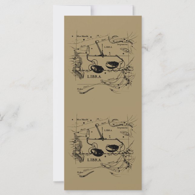 Estilo de Hevelius de la Constelación de Libra Vin (Anverso)