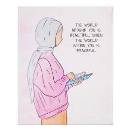 Estilo de impresión de arte acuático islámico 2