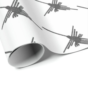 Estilo de impresión de papel antiguo de Hummingbir