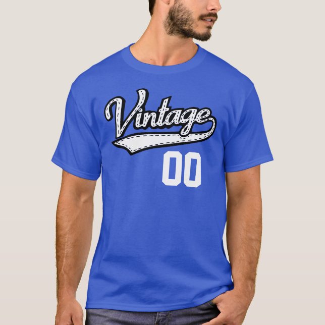 Estilo de Jersey vintage personalizado (Anverso)
