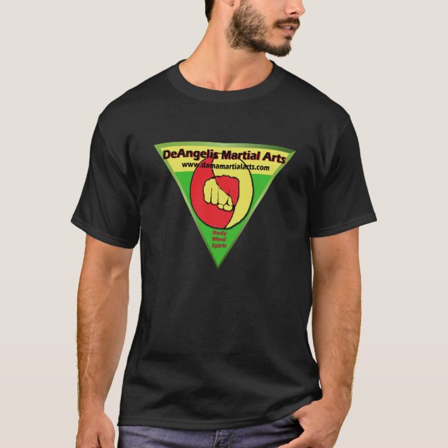Estilo de la camiseta de los artes marciales de (Anverso)
