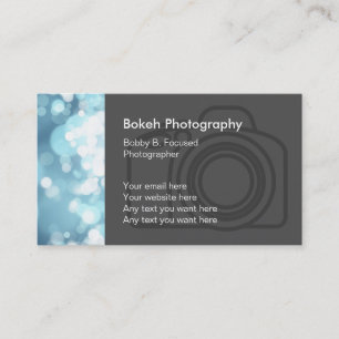 Estilo de la tarjeta de visita del fotógrafo