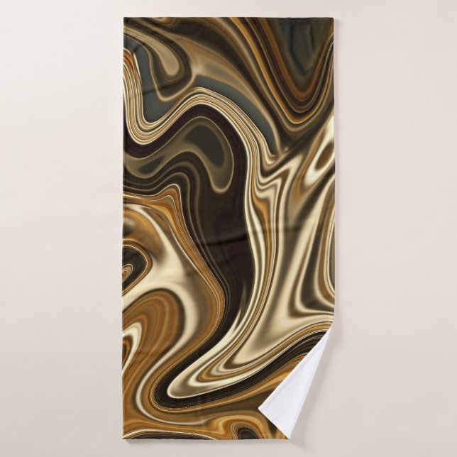 Estilo de mármol bello - Marble cálido (Toalla de baño)