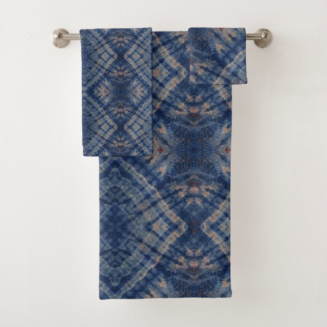 Estilo de patrón tradicional de tinte azul oscuro (In situ)