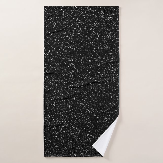 Estilo de Piedra Negra Moderna -Espacio- (Toalla de baño)
