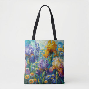Estilo de pintura de aceite exuberante de la bolsa