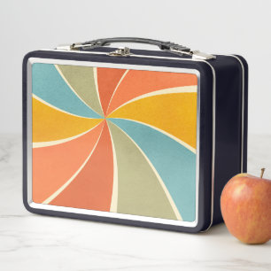 Estilo de pintura mezclada retro hippie con patrón