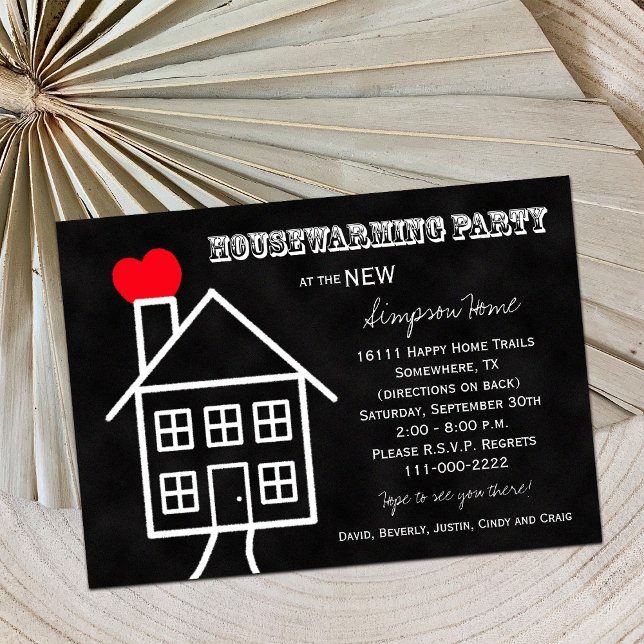 Estilo de pizarra de invitación para fiesta de cal (Subido por el creador)