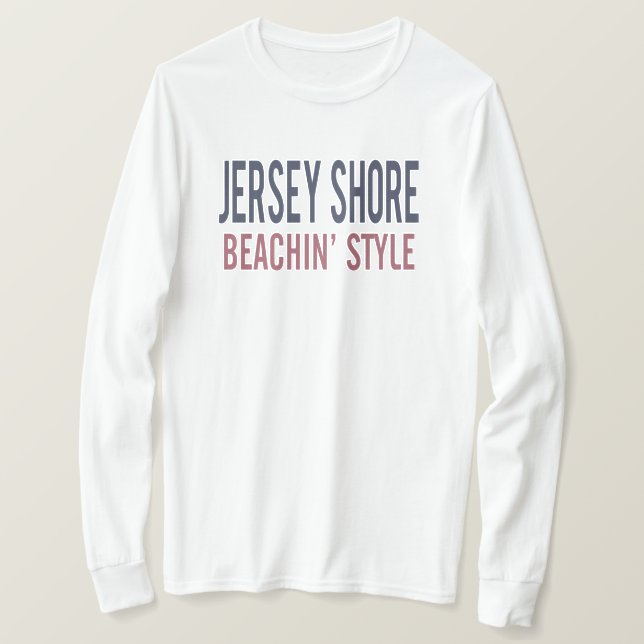 Estilo de playa de Jersey Shore (Anverso del diseño)