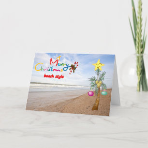 "ESTILO DE PLAYA" FELIZ NAVIDAD PARA USTED