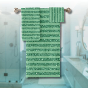 Estilo de rayas verticales de brillo verde jade cl