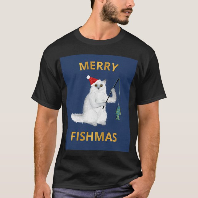 Estilo de suéter feo de Navidad Espíritu de Pesca (Anverso)