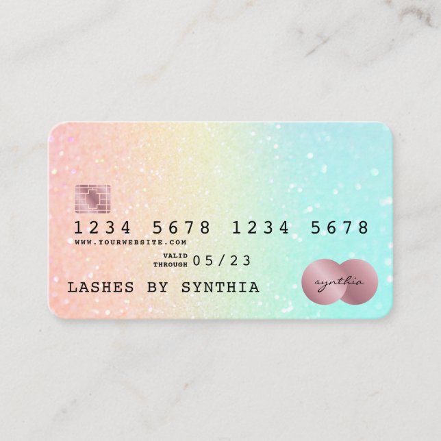 Estilo de tarjeta de crédito moderno Holograph (Anverso)