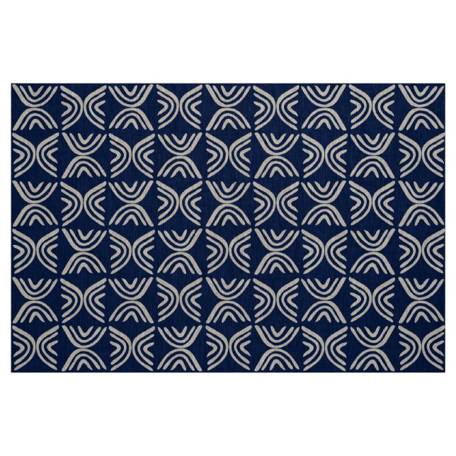 Estilo de tela de barro 080215 - Índigo 001744 ("Cuarto gordo" (fat quarter))