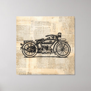 Estilo de texto de periódico de arte de motocicle