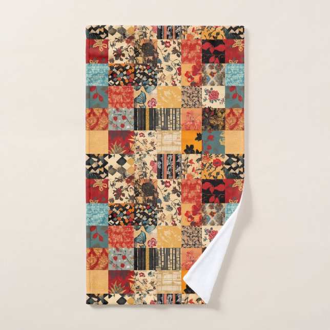 Estilo de trama de mosaico (Toalla de mano)