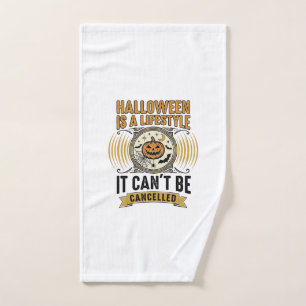 Estilo de vida de Halloween Tipografía de calabaza