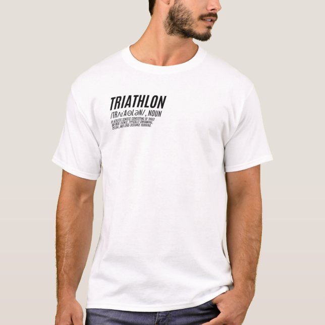 Estilo de vida de la camiseta de TRIATHLON (Anverso)