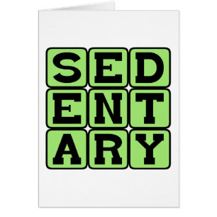 Estilo de vida sedentario y flojo