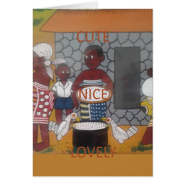 Estilo de vida tradicional africano (Frente)