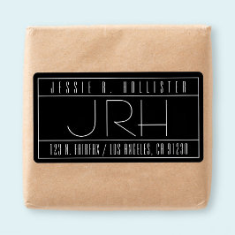 Estilo Deco Vibe | Etiquetas de envío de dirección