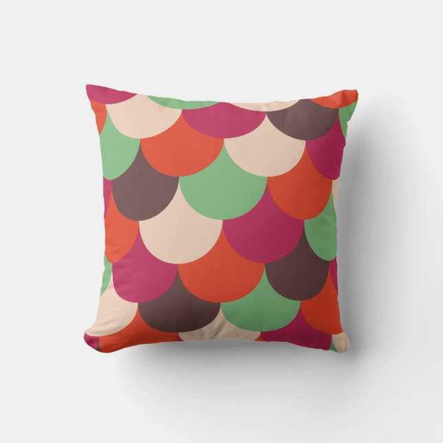 Estilo decorativo retro moderno de la almohada 70s (Anverso)