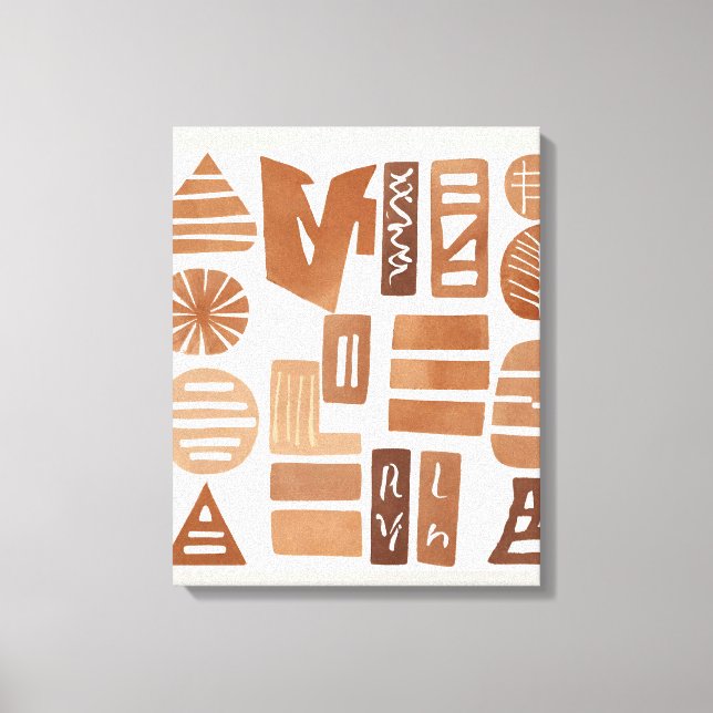 Estilo del arte botánico de la hoja de rock boho M (Anverso)
