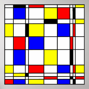 Estilo del arte de Mondrian