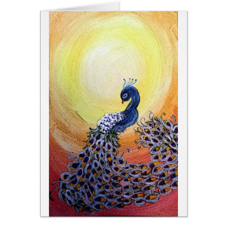 estilo del dibujo animado del pavo real